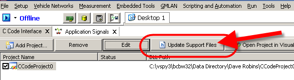 Update Support Files