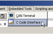 C Code Menu