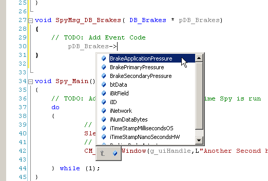 Event Code in Visual C