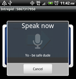 Speak your text message aloud